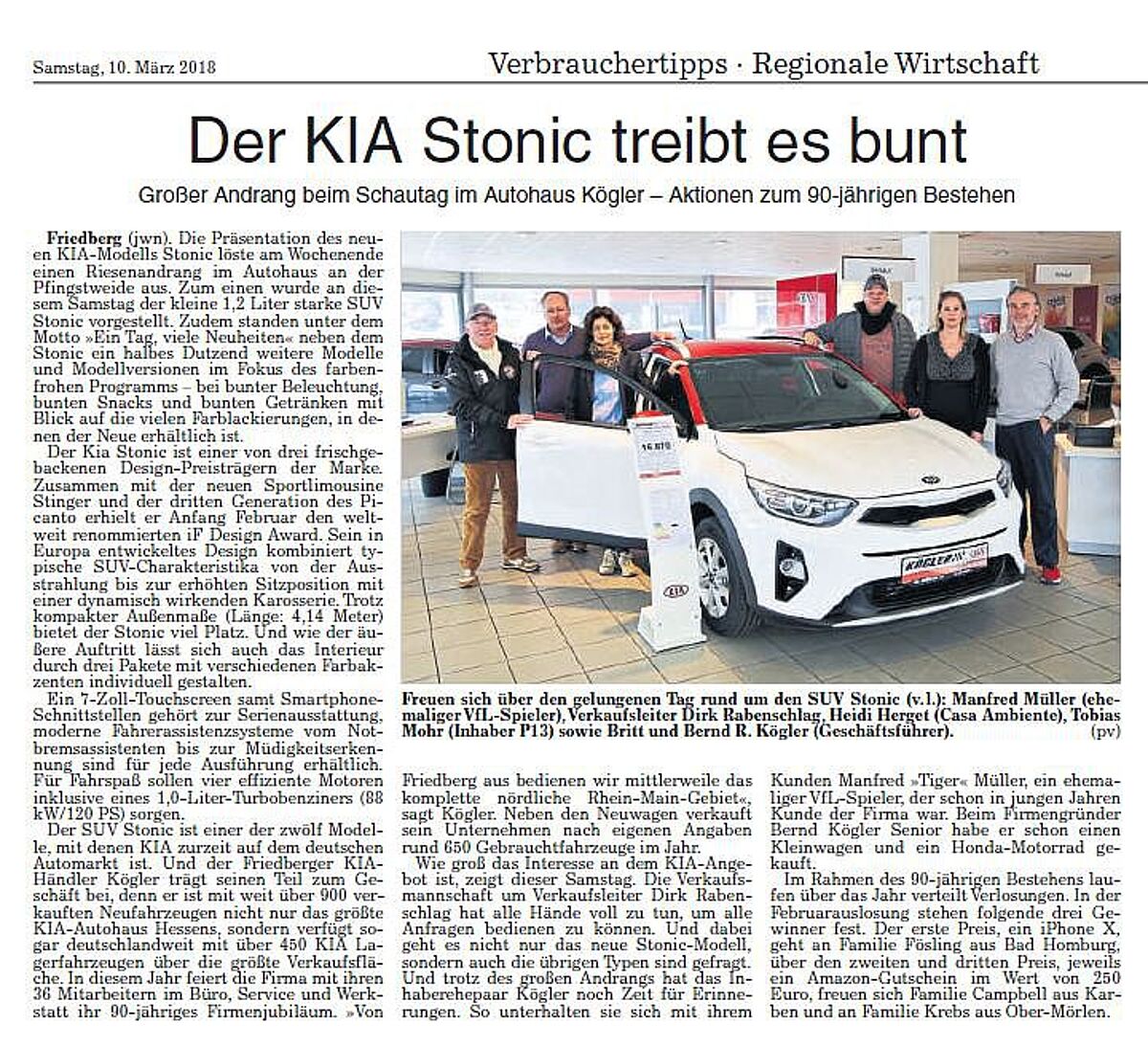 Open Day bei Kia Kögler - Der Kia Stonic in 29 Farbvarianten