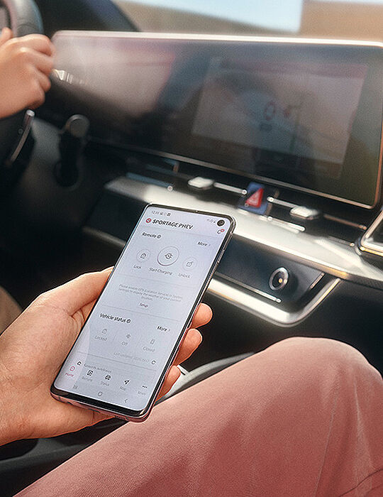 Smartphone im Auto