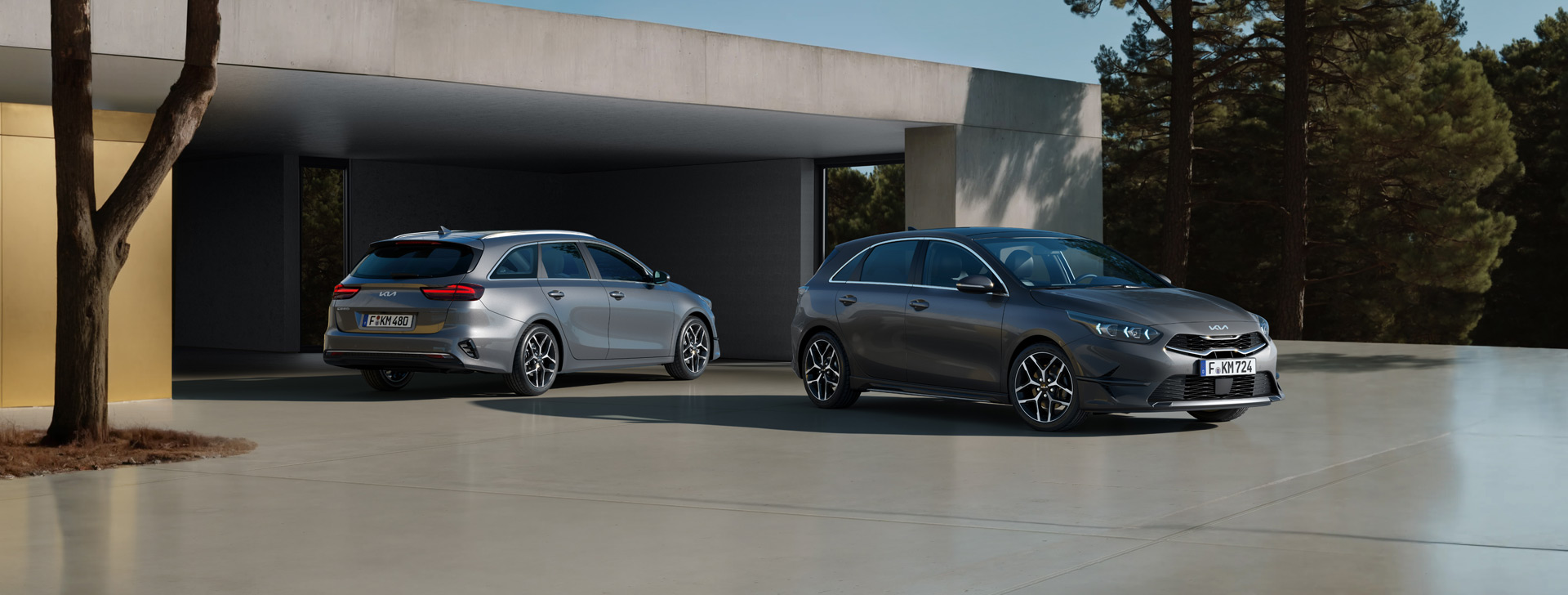 Titelbild Sommerangebote, Kia Ceed Range Ultimate und Kia Ceed SW