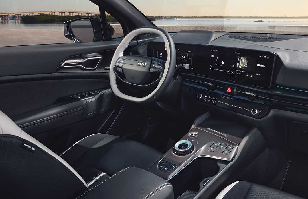 KIA Sportage Cockpit Interior.