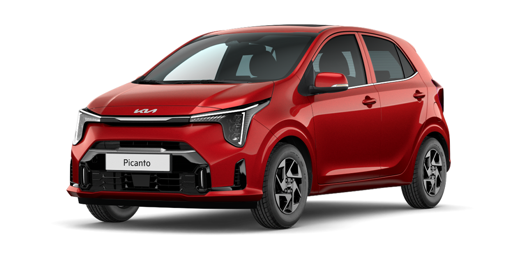 Kia Picanto in rot.