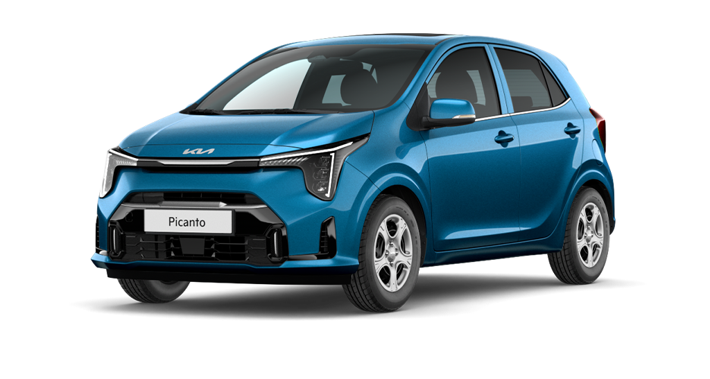 Kia Picanto in blau.