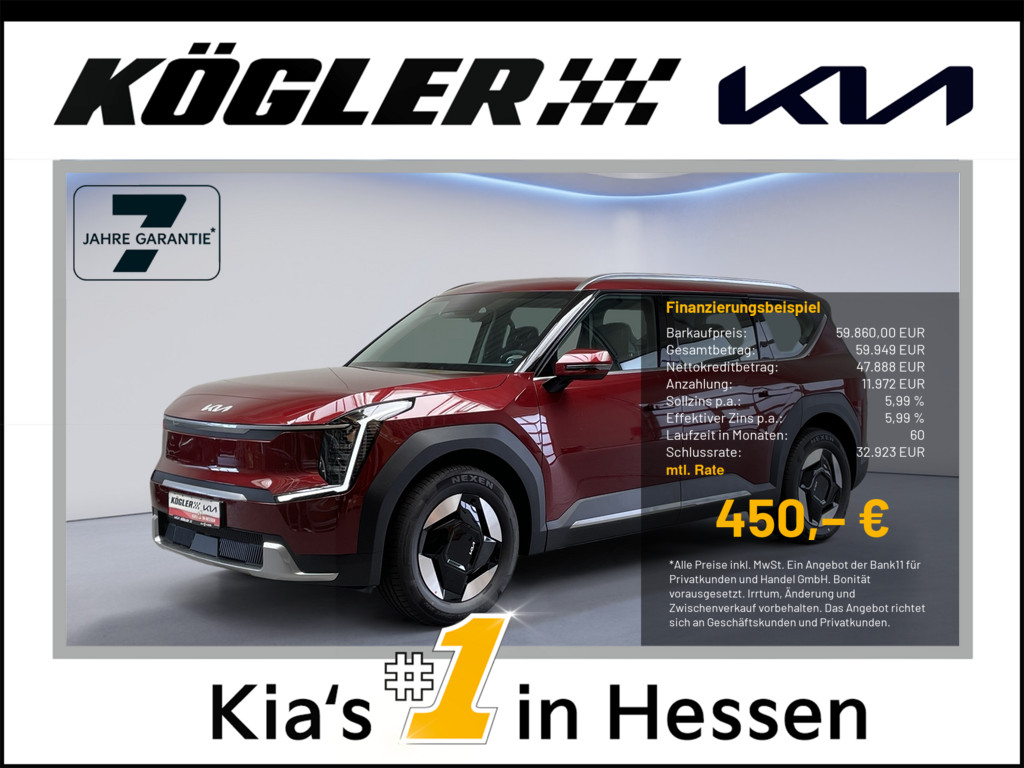 Kia EV9 EV9 RWD 76.1 KWH AIR WP, Bild 1 von 30