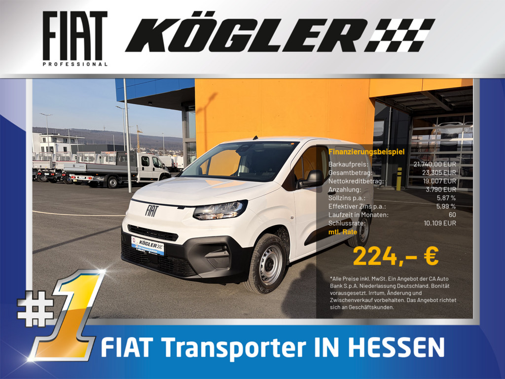 Fiat Doblo DOBLO KASTEN M 1.5 100D MJ26, Bild 1 von 17