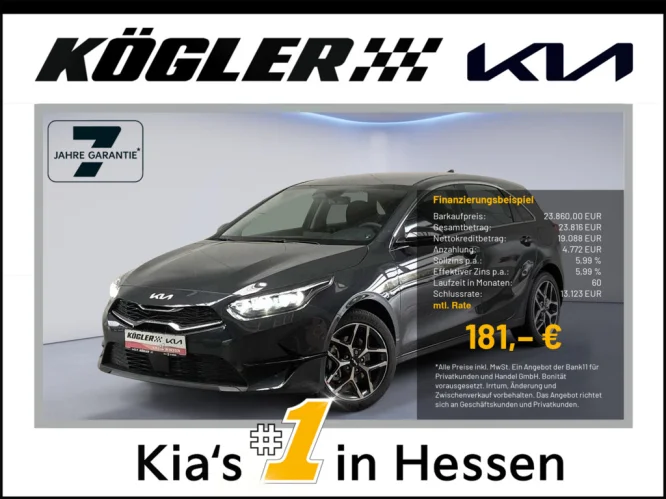 Details zum Fahrzeug: KIA Ceed 1.0T 48V DCT7 Ultimate |-29% | STY