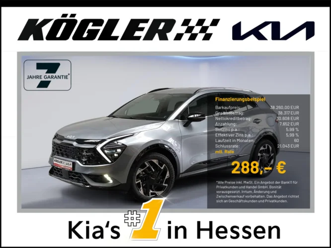 Details zum Fahrzeug: KIA Sportage 1.6 T-GDI 48V AWD DCT GT Line DRI GD SND