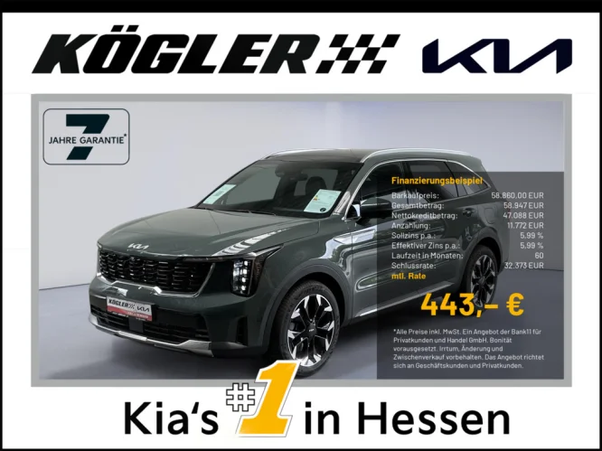 Details zum Fahrzeug: KIA SORENTO 2.2D AWD DCT8 PLAT |-18% 6S NAPPA PREM