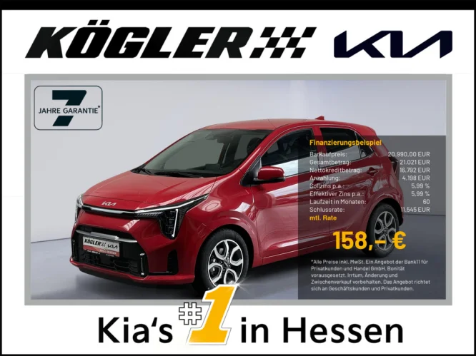 Details zum Fahrzeug: KIA PICANTO PE2 1.0 GDI AMT SPIRIT