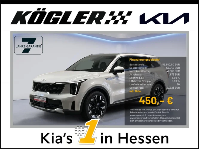 Details zum Fahrzeug: KIA SORENTO 2.2D AWD DCT8 PLAT 7S NAPPA PREM