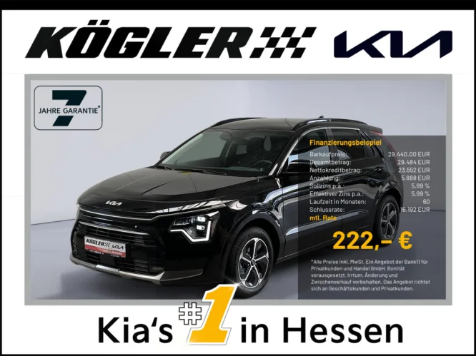 Details zum Fahrzeug: KIA Niro 1.6 Hybrid DCT Vision