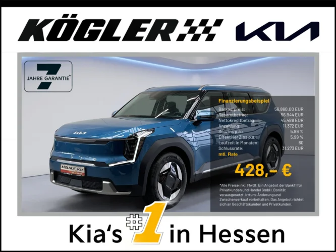 Details zum Fahrzeug: KIA EV9 RWD 76.1 KWH AIR WP