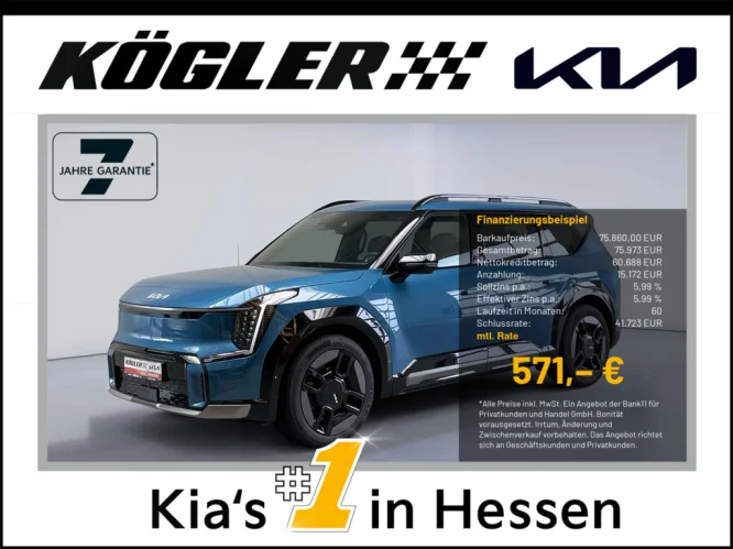 Details zum Fahrzeug: KIA EV9 AWD GTL SWIVEL GD