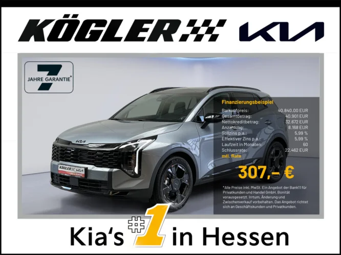 Details zum Fahrzeug: KIA SPORTAGE 1.6T AWD DCT BLACK ED DRIVE GD