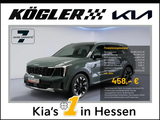 Details zum Fahrzeug: KIA SORENTO 2.2D AWD DCT8 PLAT 7S NAPPA PREM