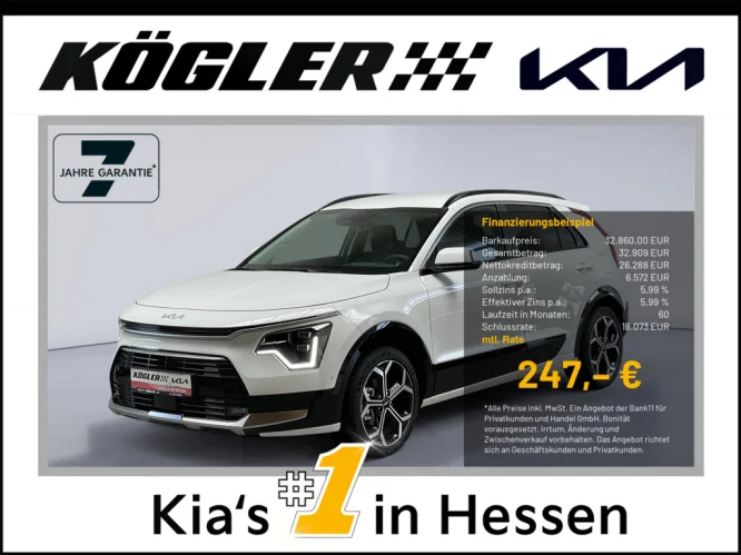 Details zum Fahrzeug: KIA NIRO 1.6 HEV 129 DCT SPI |-21% 18Z TEC