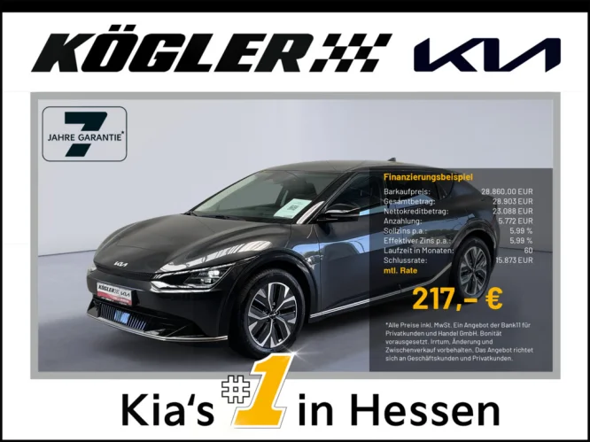 Details zum Fahrzeug: KIA EV6 58 kWh RWD WP AIR DRI