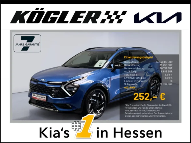 Details zum Fahrzeug: KIA Sportage 1.6 T-GDI Plug-in Hybrid AT AWD GT Line DRI