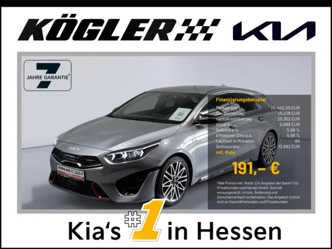 Details zum Fahrzeug: KIA Proceed 1.6 T-GDI DCT GT NAV KOM