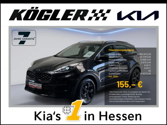 Details zum Fahrzeug: KIA Sportage 1.6 GDI Black Edition PRE