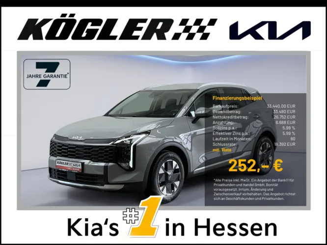 Details zum Fahrzeug: KIA SPORTAGE 1.6T 2WD DCT VIS KOM